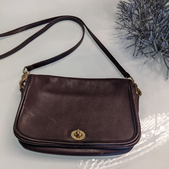 Vintage coach saddlebag and Rich Brown leather - Picture 7 of 7